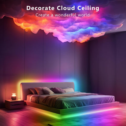 Transform Your Space with 16.4Ft Smart RGBIC LED Strip Lights - Customize Colors & Create Ambiance!