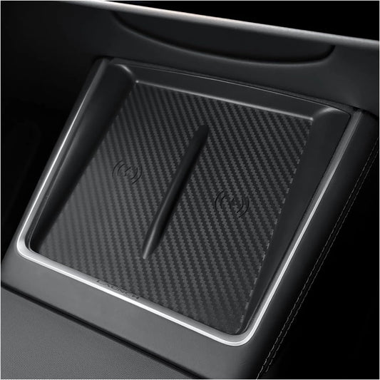 Elevate Your Tesla Model 3 Highland with Our Premium Anti-Slip Wireless Charger Silicone Cover (2024-2026) - Perfect Fit & Stylish Protection!