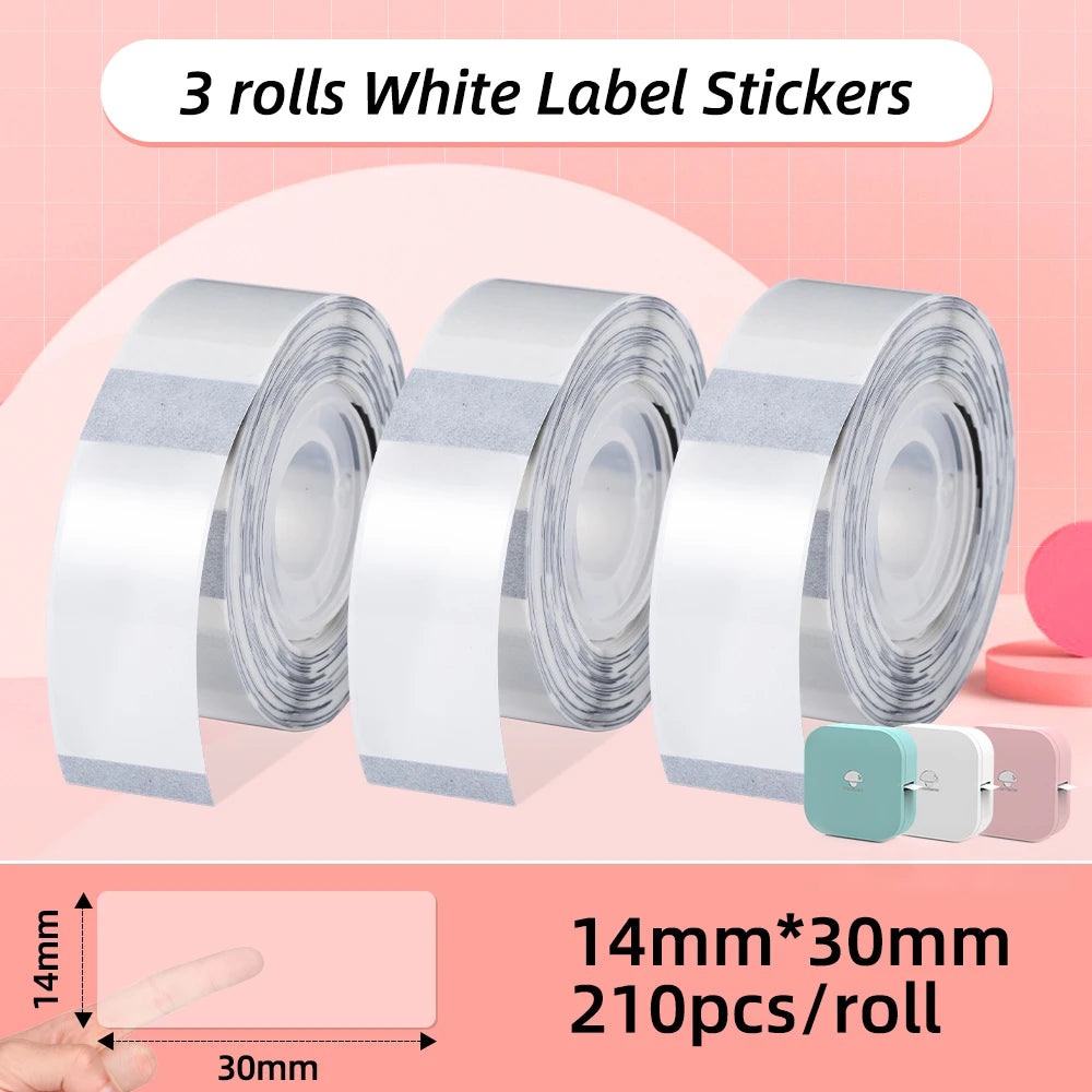 Phomemo Q30 Mini Wireless Label Printer - Portable Thermal Sticker Maker with Various Label Paper