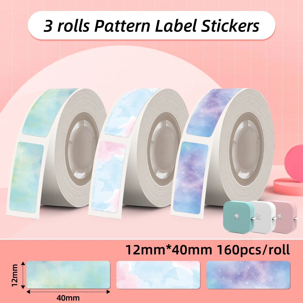 Phomemo Q30 Mini Wireless Label Printer - Portable Thermal Sticker Maker with Various Label Paper