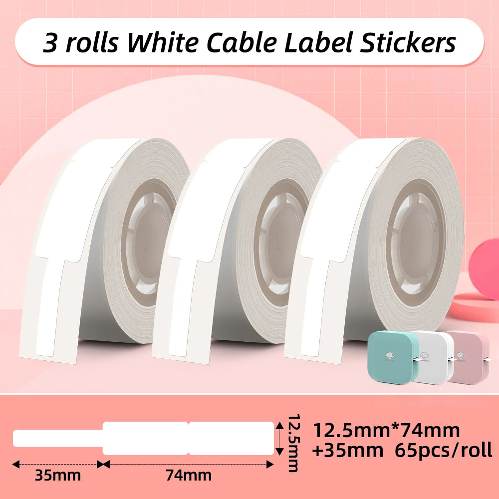Phomemo Q30 Mini Wireless Label Printer - Portable Thermal Sticker Maker with Various Label Paper