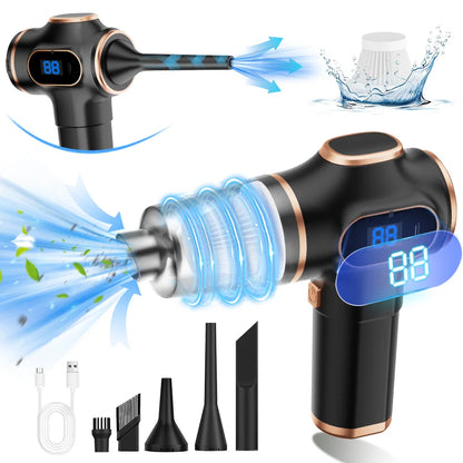 Powerful ABS Wireless Car Vacuum Cleaner - Ultimate Cleaning Solution for Home, Office, and Car!
